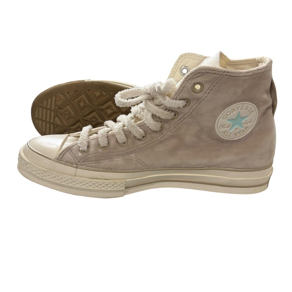 Converse Chuck Taylor All Star Shoes Mens Size 9 Beige Cat High Top A08160C - Picture 5 of 11